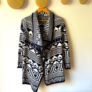 Geometric Cardigan